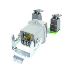 Han 3A RJ45 Hybrid Cat.6 PFT 8+4p - 1