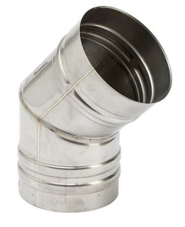 Metalbestos Omega foringsvinkelstykke 45° Ø130 mm - 1