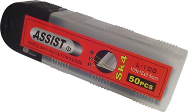 Knivblad knæk af blade Assist 18mm pk a 50stk - 1