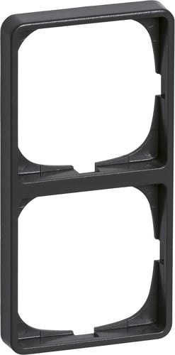FUGA ramme Baseline 50 2 modul koksgrå - 1