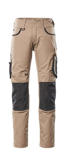 MASCOT bukser Lemberg 13079 khaki/sort C46 - 1