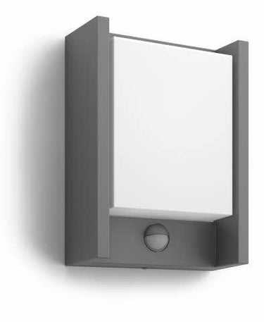 myGarden Arbour Væglampe Antracitgrå 1x6W 230V IP44 220mm Bevægelsessensor - 1