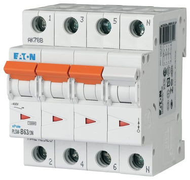 Automatsikring 63A 3P+N C 4M 6KA - 1
