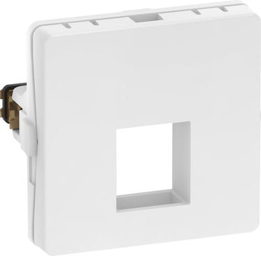LK FUGA Dataudtag for 1x Keystone RJ45 (small) 1 modul hvid - 1