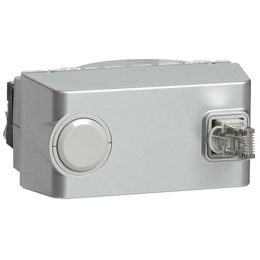 Mosaic dataudtag RJ45 Cat-6 FTP 4M aluinium - 1