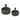 Geberit rist med 5 huller sort - 1