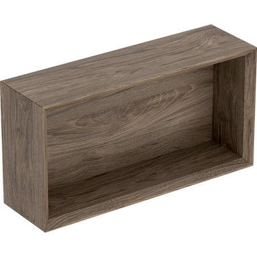 Geberit Icon vægskab 450 x 132 x 233 mm nøddetræ højkomprimeret trelags-spånplade melamin træstruktur - 1