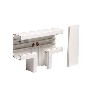 T-stykke TEK-TS123 RAL9016 hvid - 1