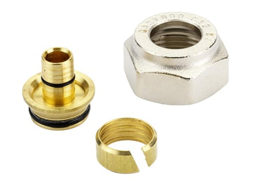 Danfoss klemringsfitting 3/4X15 pex - 1