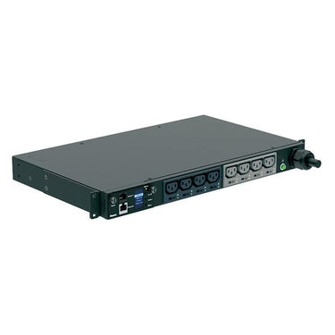 Powerpanel MS 19" 1U 230V/32A 8xC13 med 3m ledning sort - 1