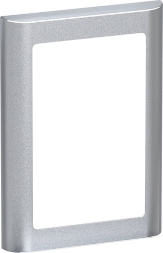 LK FUGA SOFT designramme 1,5 modul stålmetallic - 1