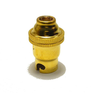 B15 fatning m10 2-pol messing - 1
