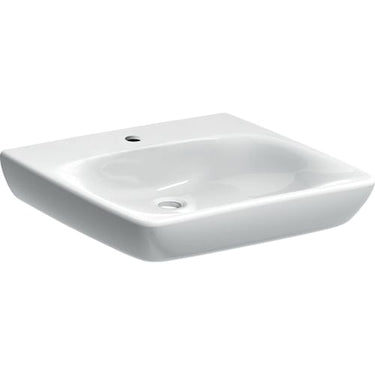 Geberit Renova Comfort håndvask 550 x 550 x 150 mm hvid porcelæn KeraTect - 1