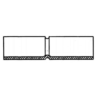 Muffe lang 5/8" 16mm varmgalvaniseret - 1