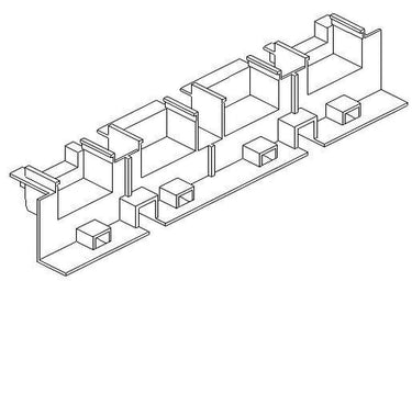 Tabula skinneholder top/bund - 1