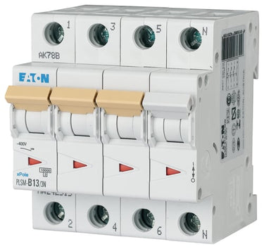 Automatsikring 13A 3P+N C 4M 10KA - 1