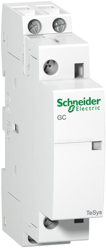 Modulkontaktor 2polet 25A styrespænding 230V AC brede 17,5mm - 1