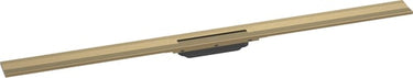 hansgrohe RainDrain Flex kappesæt til flise bruseafløb 1200 mm til vægmont./kan afkortes børstet bronze PVD - 1