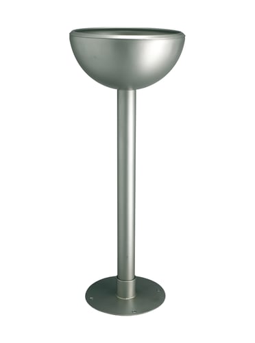 Frostline Luna skyllevask Ø250x640mm m/søjle glasblæst - 1
