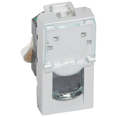 Mosaic dataudtag RJ45 Cat-5E UTP 1M aluinium - 1