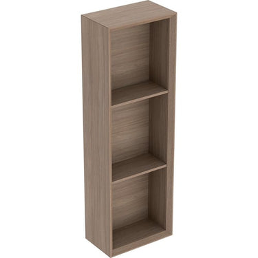 Geberit Icon vægskab 225 x 132 x 700 mm eg natur højkomprimeret trelags-spånplade melamin træstruktur - 1