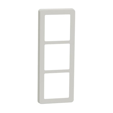 FUGA Base 63 designramme 3x1 modul lysegrå - 1