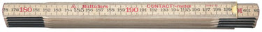 Hultafors Tommestok 2M 559-2-10 træ-contact-meter - 1