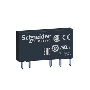 Stikbensrelæ 1C/O 6A AgSnO2 kontaktsæt for 12-24V sokkel for 24V AC/DC forsyning - 1