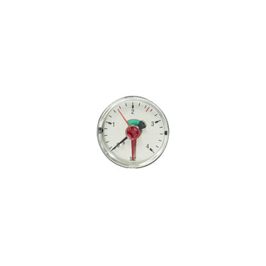 Manometer 0-4bar 1/4 Bagudrettet Studs - 1