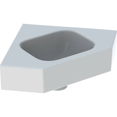 Geberit Icon hjørnehåndvask 460 x 330 x 130 mm hvid porcelæn - 1
