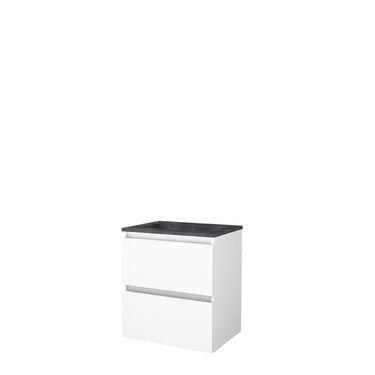 Sanibell Basicline grebsfri møbelsæt 60x46cm hvid højglans - 1