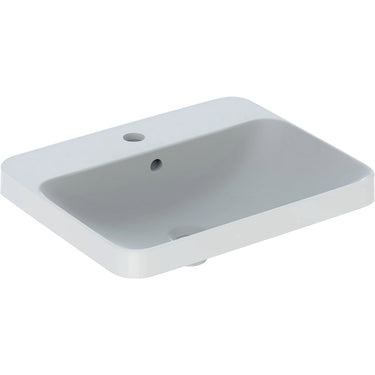 Geberit Variform håndvask 550x450x178mm nedf hvid porcelæn - 1
