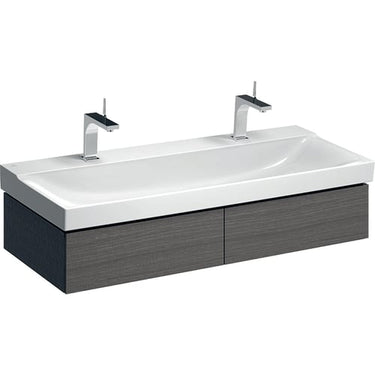 Geberit XENO² vaskeskab 1174x220x462mm m/2skuffer scultura-grå spånplade melamin - 1