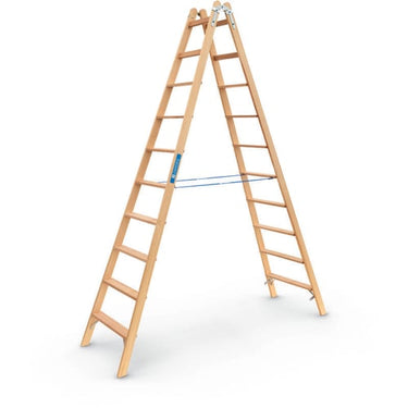 Wienerstige træ dybe trin 2 x 10 trin 2,74 m - 1