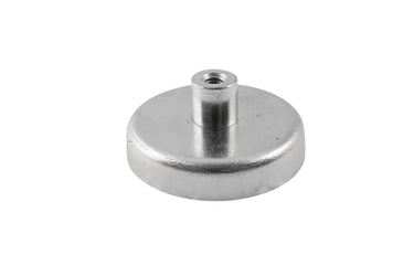 Ferrit pottemagnet Ø100 mm med M12 gevindbøsning (875N) - 1