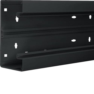 Installationskanalbund BR65130 i plast 68x130mm RAL 9011 - 1