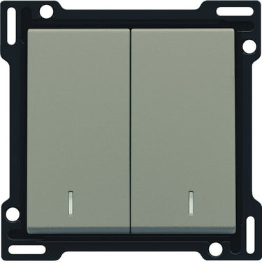 Tangent dobbelt med linse bronze - 1