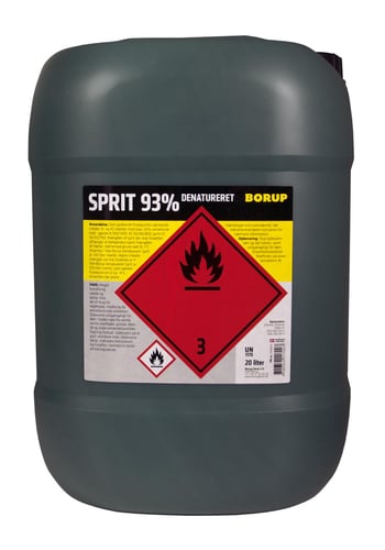 Husholdningssprit denatureret 93% 20L - 1