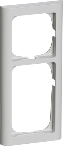 FUGA ramme Softline 63 2,5 modul lysegrå - 1