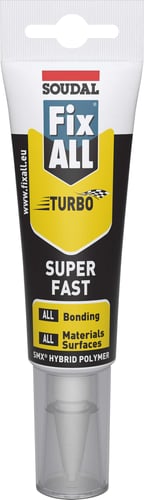 Montagelim FIX ALL Turbo hvid 125 ml Soudal - 1