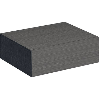 Geberit XENO² sideskab 580x200x462mm m/skuffe scultura-grå spånplade melamin - 1