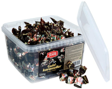 Guldkarameller Toms 1kg/pak - 1