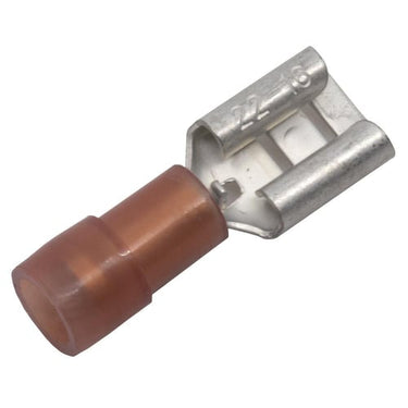 Isol. ABIKO spademuffe KA1507FLS-PB 0,5-1,5mm² 6,3x0,8 Rød - 1