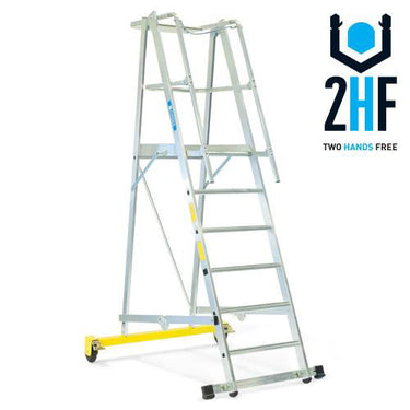 Stigeplatform foldbar 6 trin 1,60 m - 1