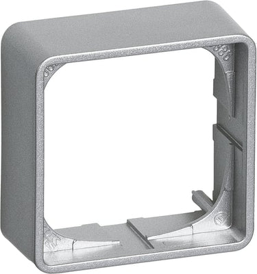 FUGA ramme Baseline 50 1 modul 21 mm høj stålmetallic - 1