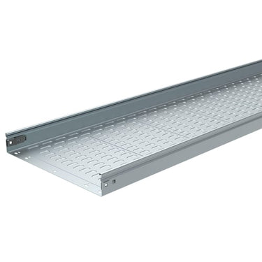 P31 MFA kabelbakke uperforeret 60x600 pregalvaniseret 3 meter - 1