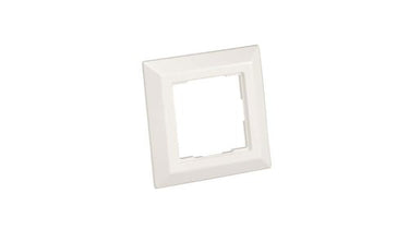 Ramme 80x80mm hvid for PanNet Euro urdtag - 1