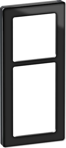 LK FUGA PURE designramme glas 2,5 modul sort - 1