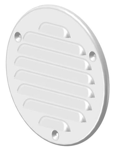 Ventilationsrist i metal MTA14B udvendig diameter Ø100 mm hvid - 1