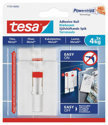 tesa justerbart klæbesøm til fliser og metal (4 kg) 2 stk. - 1